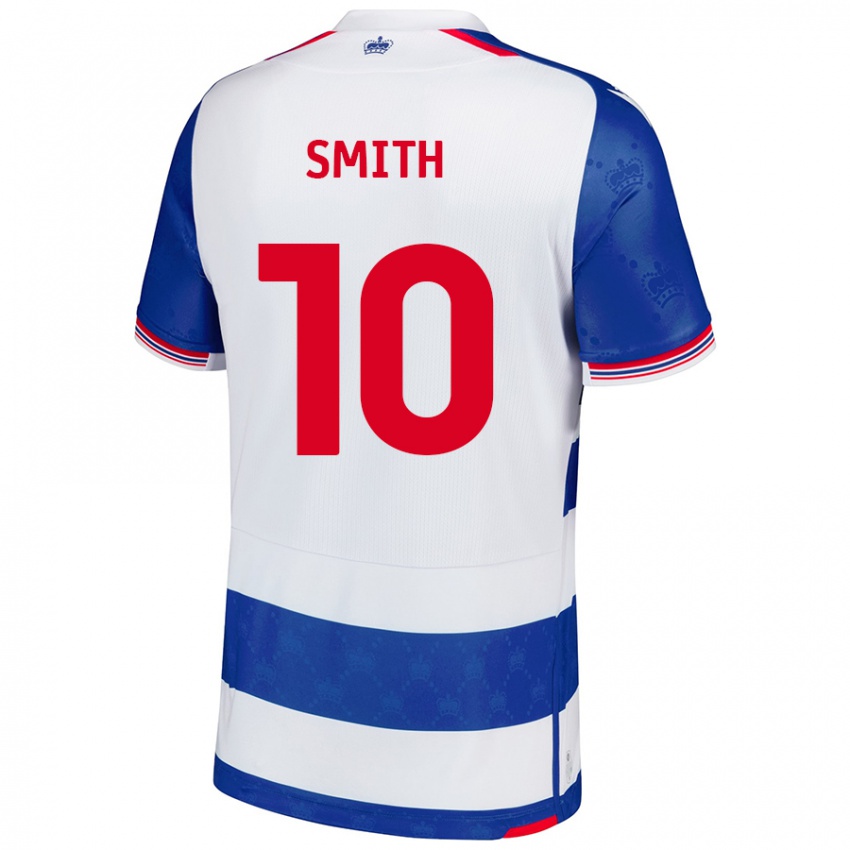 Niño Camiseta Sam Smith #10 Azul Blanco 1ª Equipación 2024/25 La Camisa México