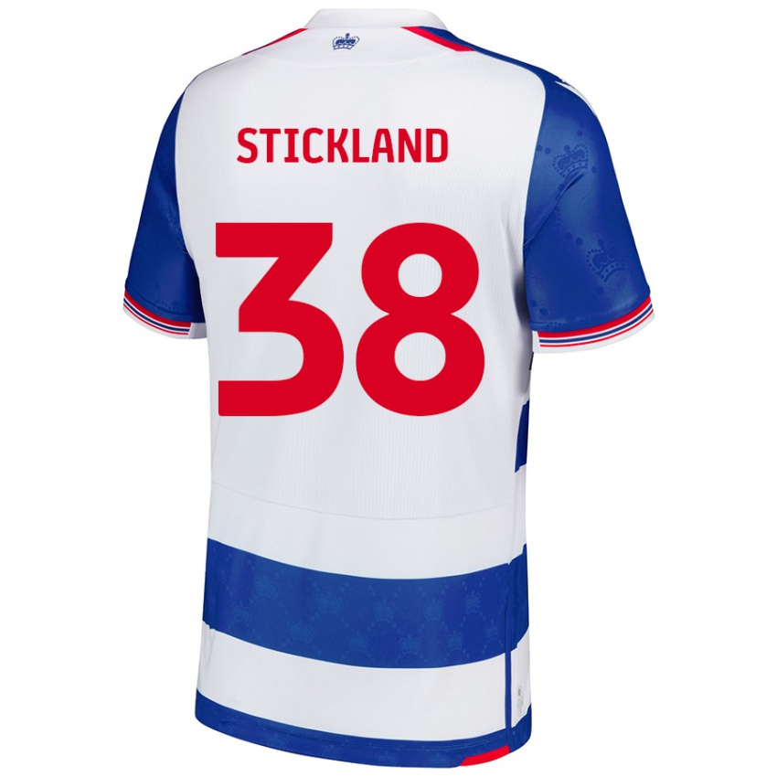 Niño Camiseta Michael Stickland #38 Azul Blanco 1ª Equipación 2024/25 La Camisa México