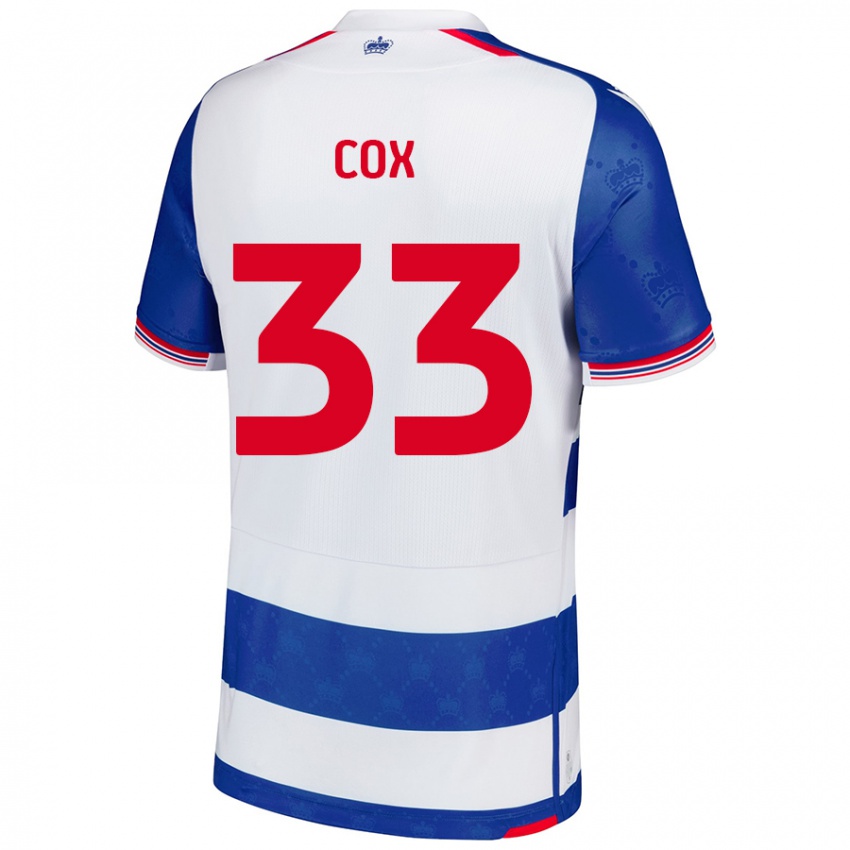 Niño Camiseta Bella Cox #33 Azul Blanco 1ª Equipación 2024/25 La Camisa México