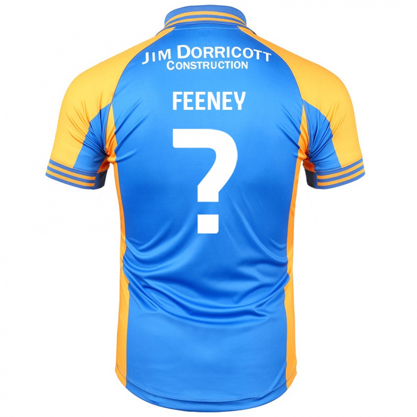 Niño Camiseta Josh Feeney #0 Azul Ámbar 1ª Equipación 2024/25 La Camisa México