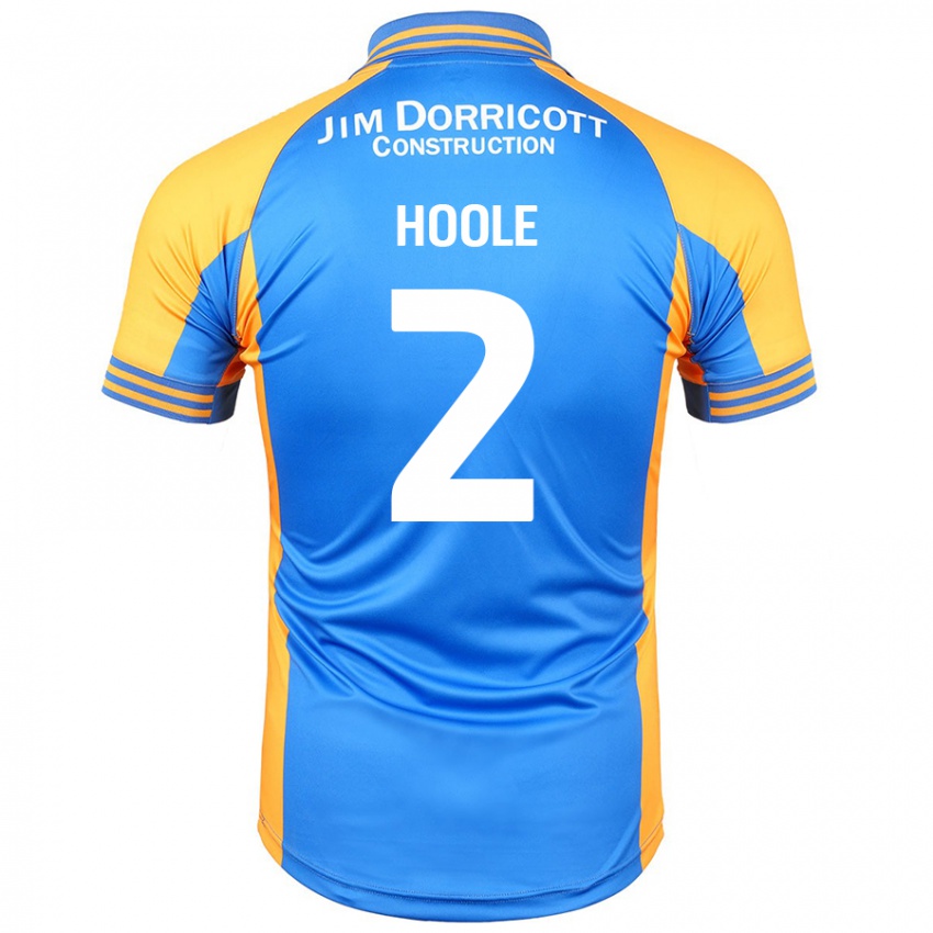 Niño Camiseta Luca Hoole #2 Azul Ámbar 1ª Equipación 2024/25 La Camisa México