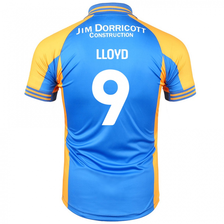 Niño Camiseta George Lloyd #9 Azul Ámbar 1ª Equipación 2024/25 La Camisa México