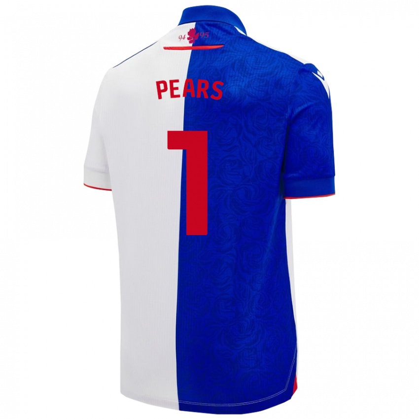 Niño Camiseta Aynsley Pears #1 Azul Cielo Blanco 1ª Equipación 2024/25 La Camisa México