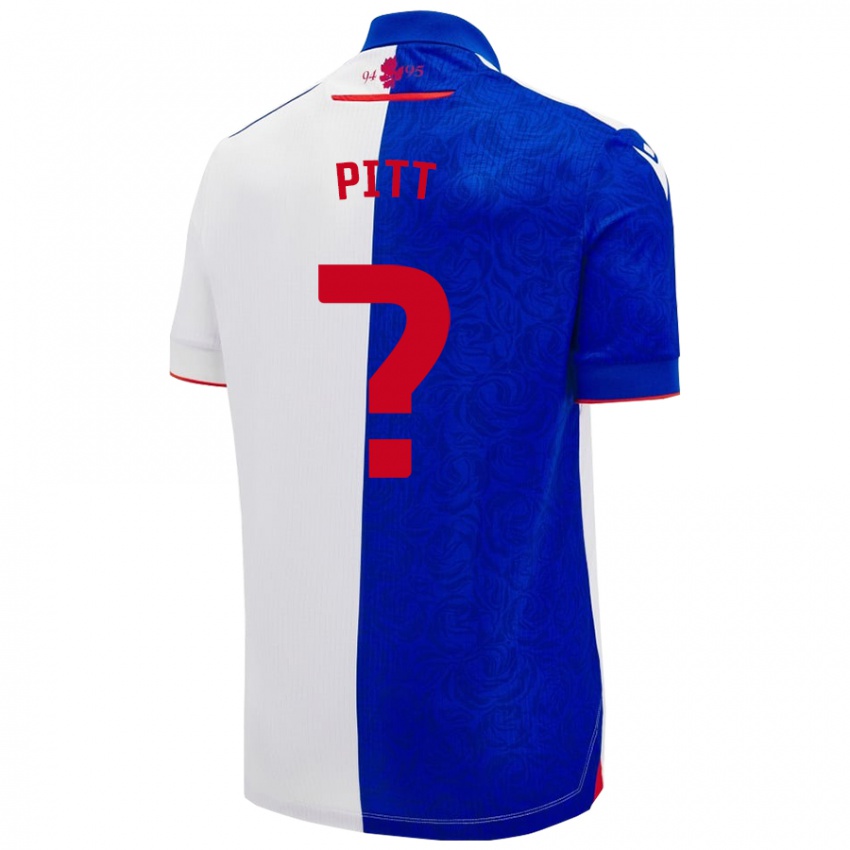 Niño Camiseta Theo Pitt #0 Azul Cielo Blanco 1ª Equipación 2024/25 La Camisa México