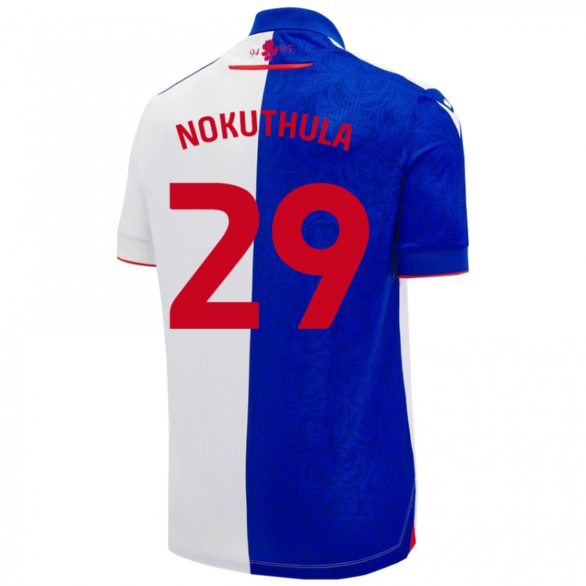 Niño Camiseta Faith Nokuthula #29 Azul Cielo Blanco 1ª Equipación 2024/25 La Camisa México