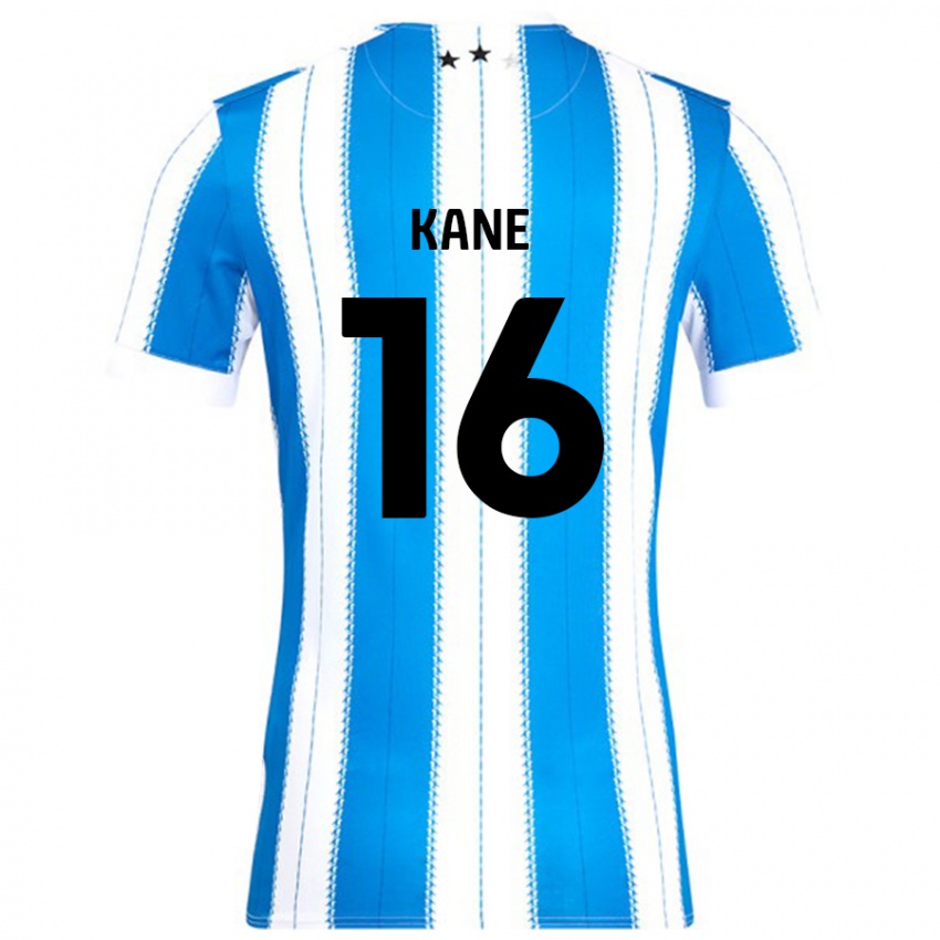 Niño Camiseta Herbie Kane #16 Azul Blanco 1ª Equipación 2024/25 La Camisa México