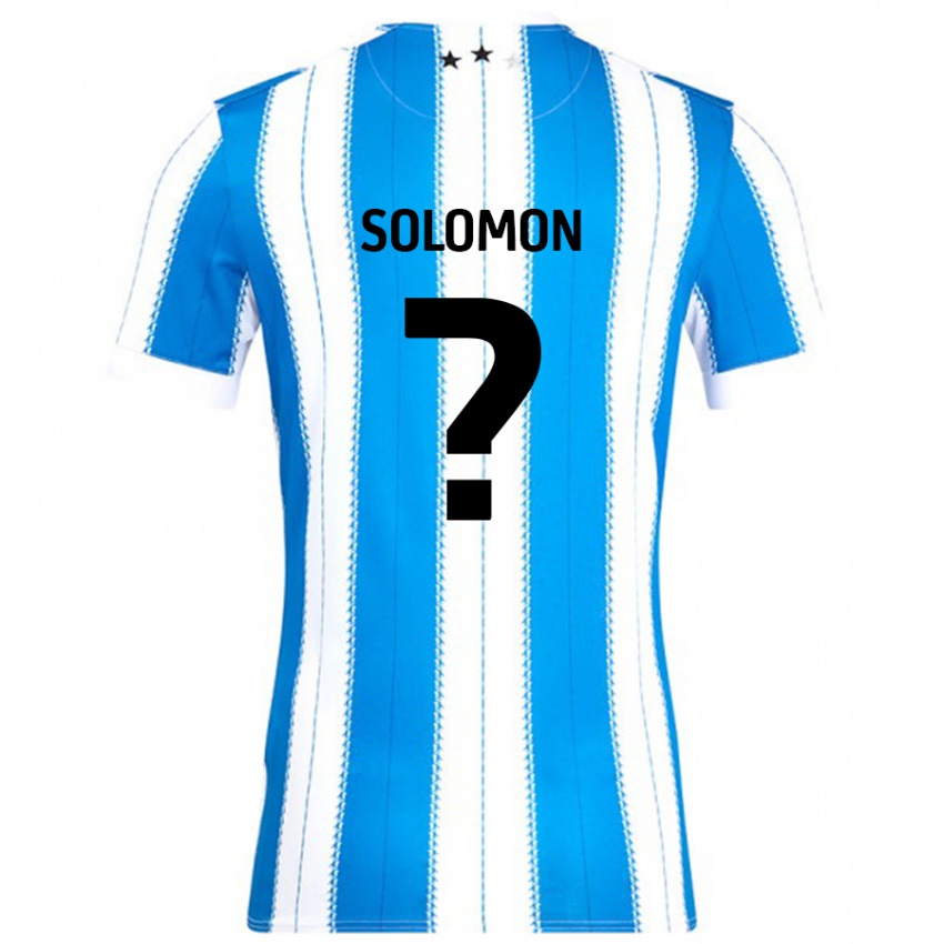 Niño Camiseta Eko Solomon #0 Azul Blanco 1ª Equipación 2024/25 La Camisa México