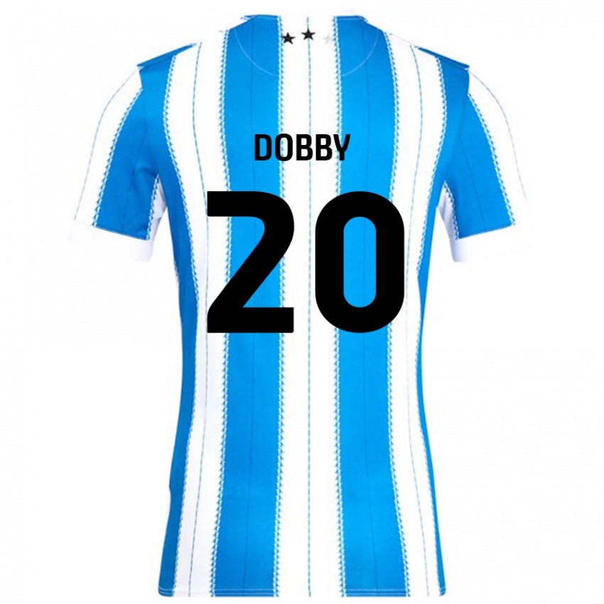 Niño Camiseta Sarah Dobby #20 Azul Blanco 1ª Equipación 2024/25 La Camisa México