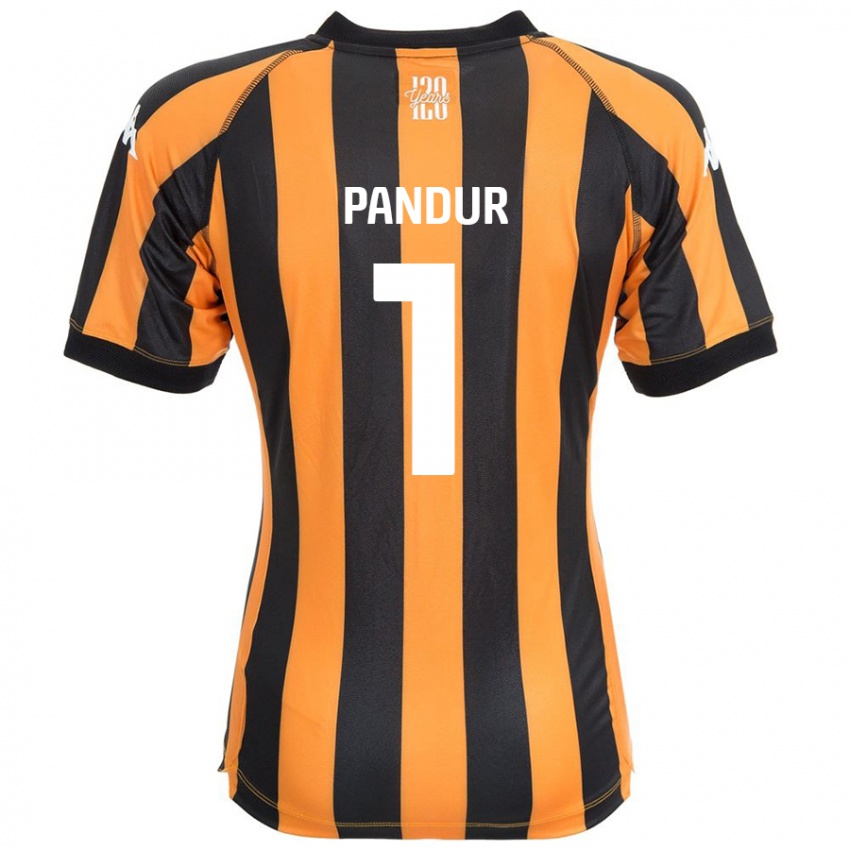 Niño Camiseta Ivor Pandur #1 Negro Ámbar 1ª Equipación 2024/25 La Camisa México