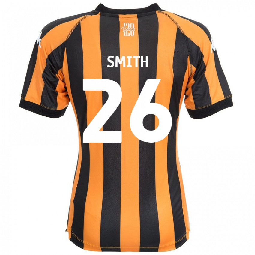 Niño Camiseta Andy Smith #26 Negro Ámbar 1ª Equipación 2024/25 La Camisa México