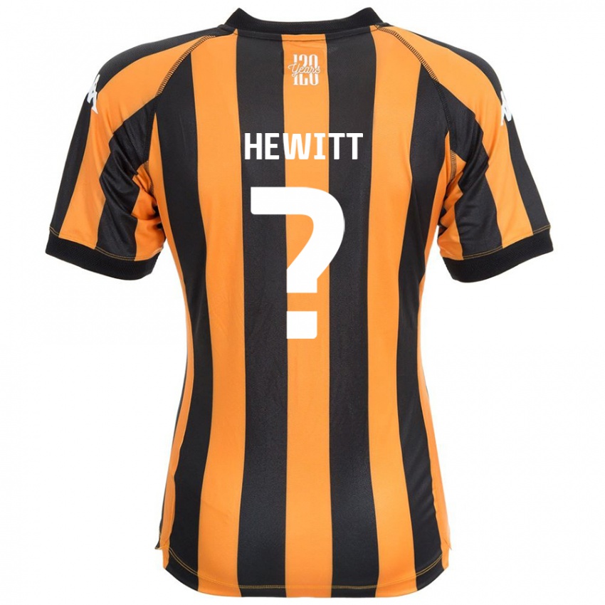 Niño Camiseta Stan Hewitt #0 Negro Ámbar 1ª Equipación 2024/25 La Camisa México