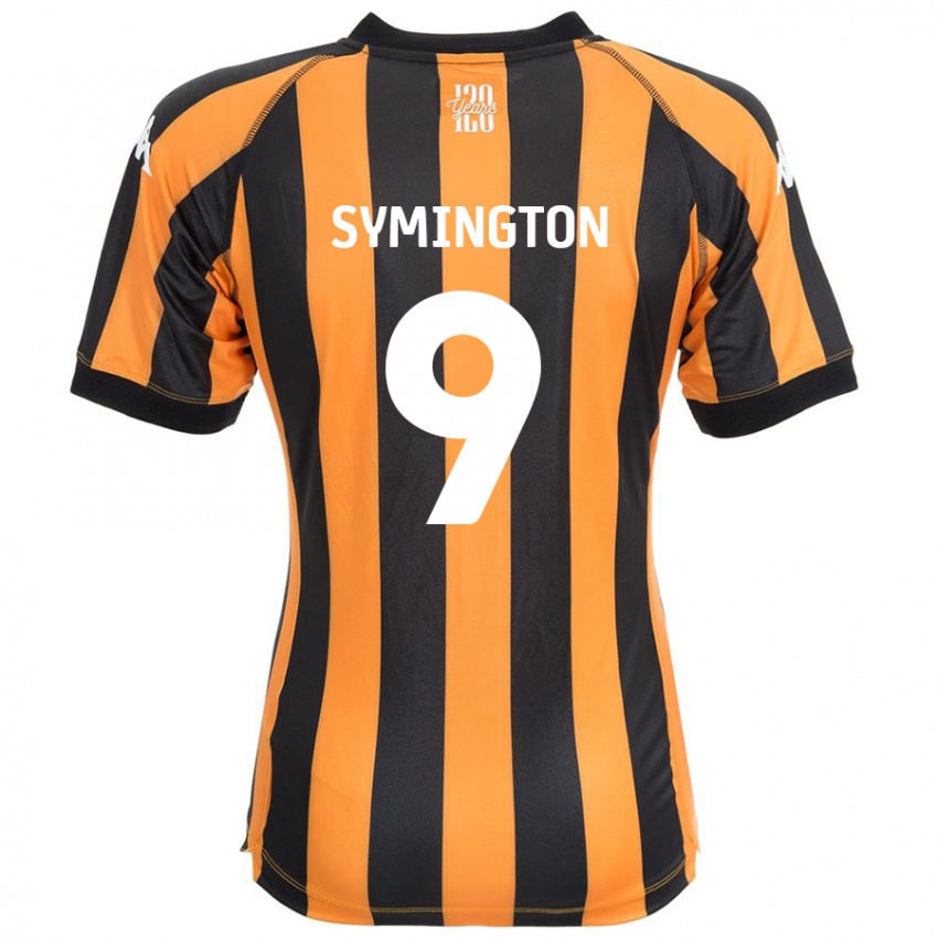 Niño Camiseta Jo Symington #9 Negro Ámbar 1ª Equipación 2024/25 La Camisa México