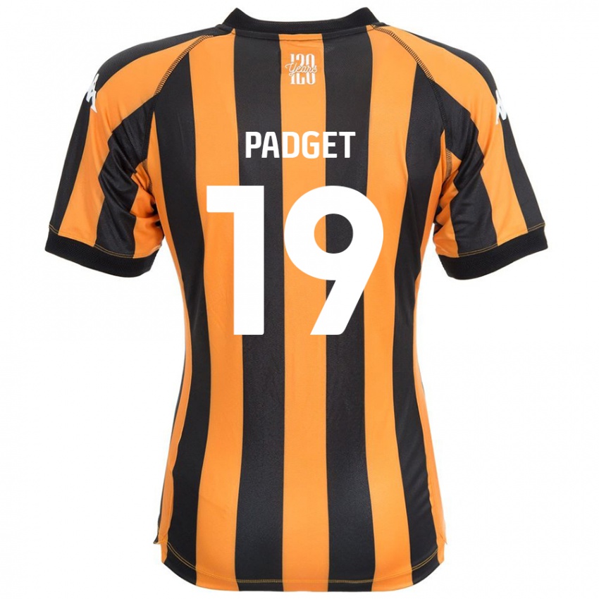 Niño Camiseta Bethany Padget #19 Negro Ámbar 1ª Equipación 2024/25 La Camisa México