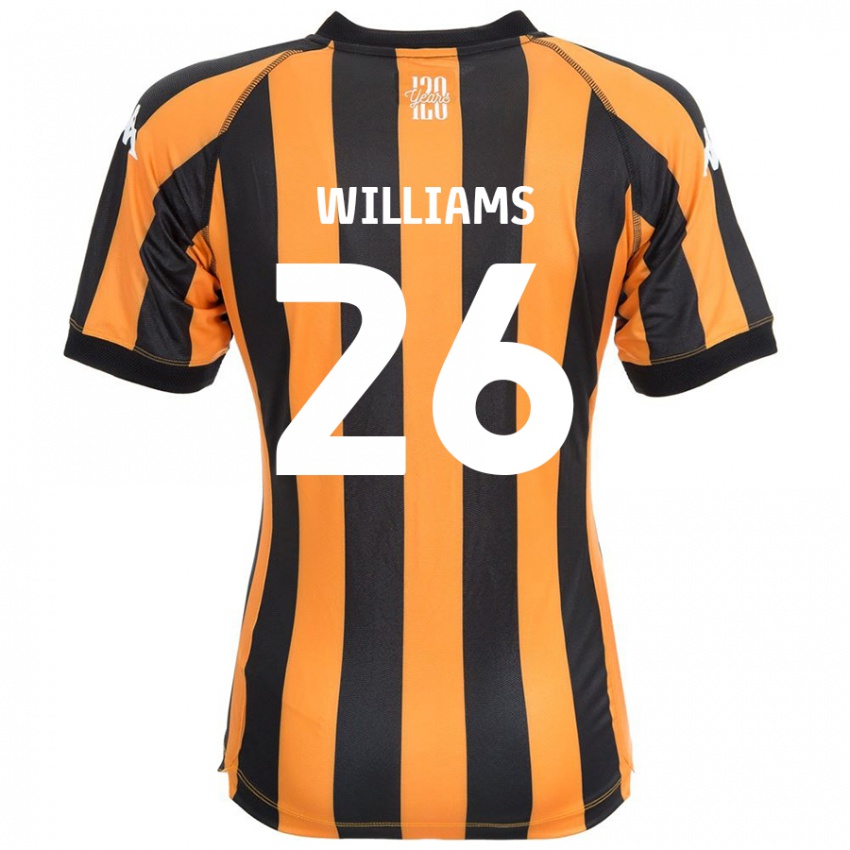 Niño Camiseta Annabel Williams #26 Negro Ámbar 1ª Equipación 2024/25 La Camisa México