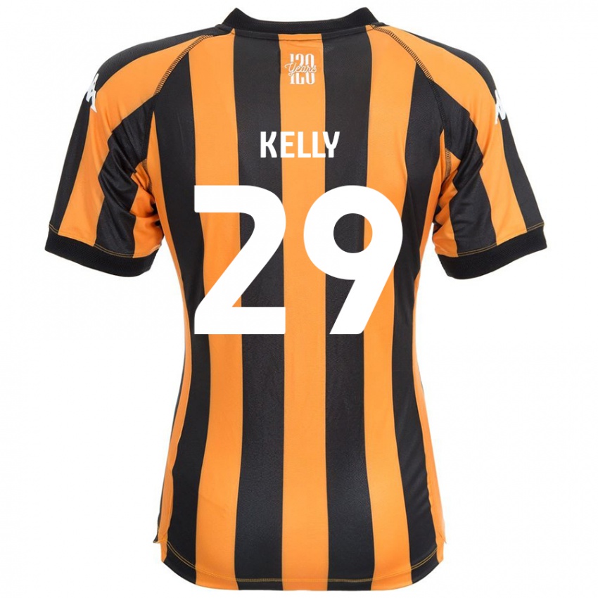 Niño Camiseta Ace Kelly #29 Negro Ámbar 1ª Equipación 2024/25 La Camisa México