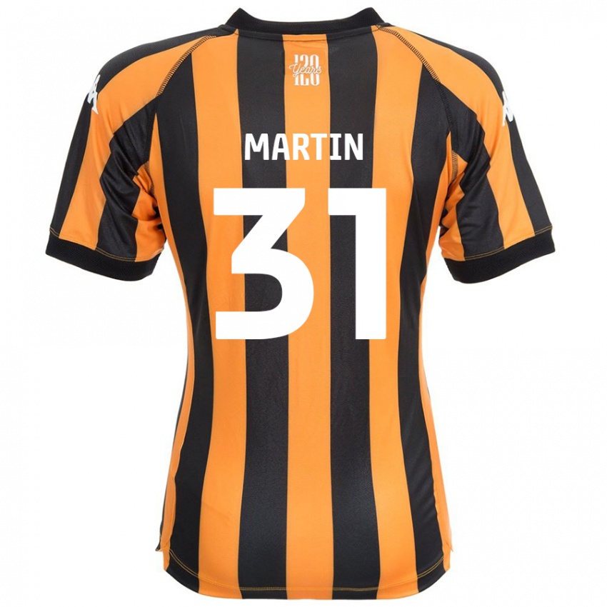 Niño Camiseta Faith Martin #31 Negro Ámbar 1ª Equipación 2024/25 La Camisa México