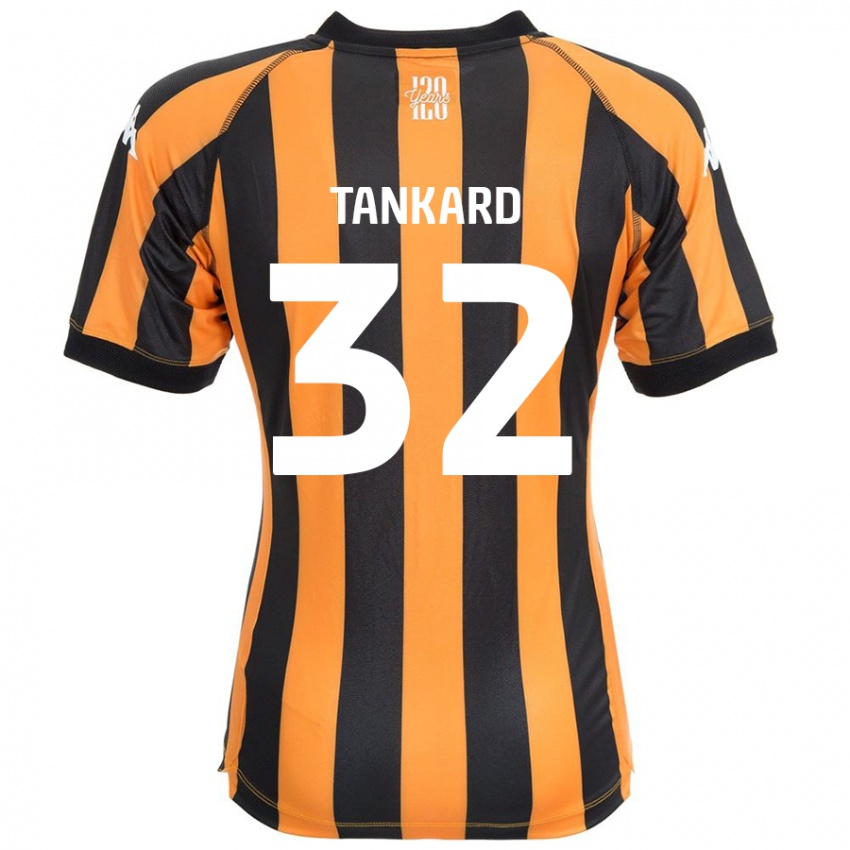 Niño Camiseta Lily Tankard #32 Negro Ámbar 1ª Equipación 2024/25 La Camisa México