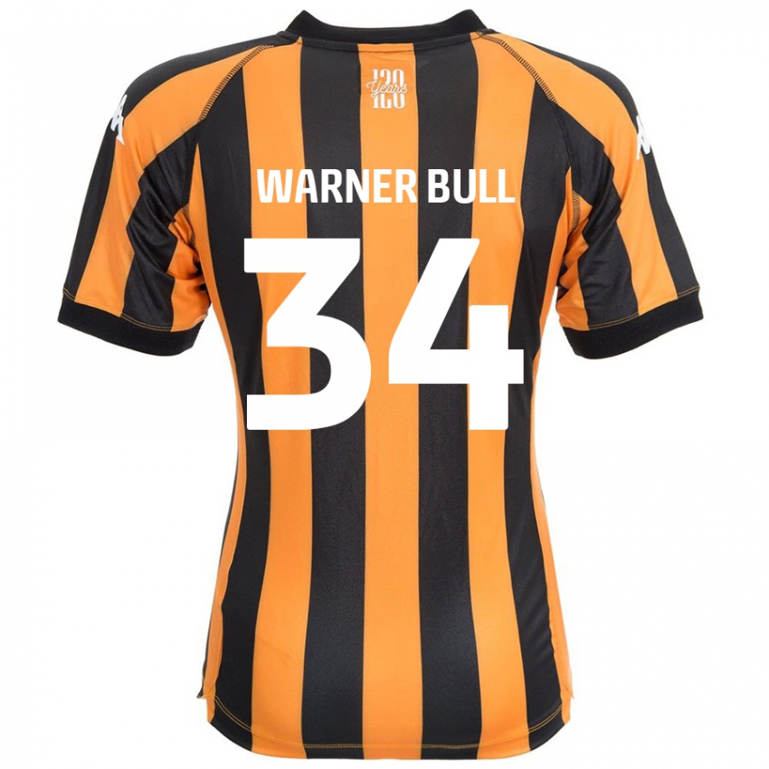 Niño Camiseta Lucy Warner-Bull #34 Negro Ámbar 1ª Equipación 2024/25 La Camisa México