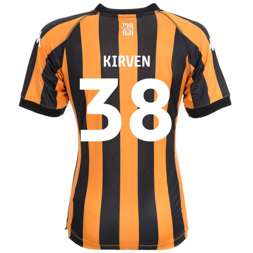 Niño Camiseta Tess Kirven #38 Negro Ámbar 1ª Equipación 2024/25 La Camisa México