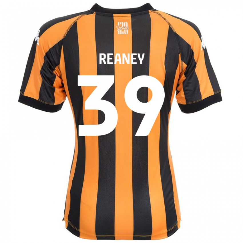 Niño Camiseta Mollie Reaney #39 Negro Ámbar 1ª Equipación 2024/25 La Camisa México