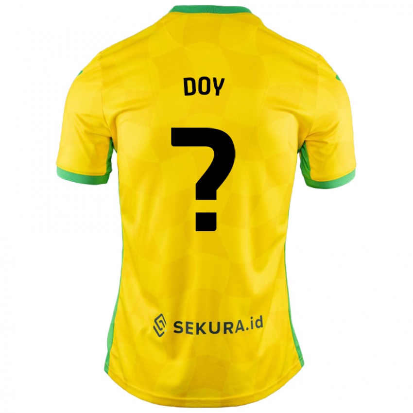 Niño Camiseta Alfie Doy #0 Amarillo Verde 1ª Equipación 2024/25 La Camisa México