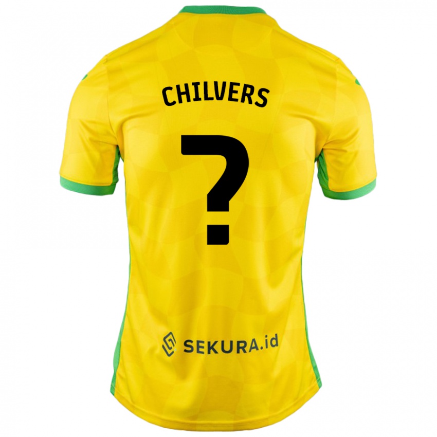 Niño Camiseta Toby Chilvers #0 Amarillo Verde 1ª Equipación 2024/25 La Camisa México