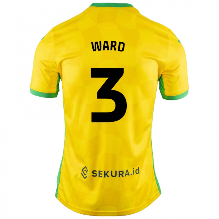 Niño Camiseta Summer Ward #3 Amarillo Verde 1ª Equipación 2024/25 La Camisa México