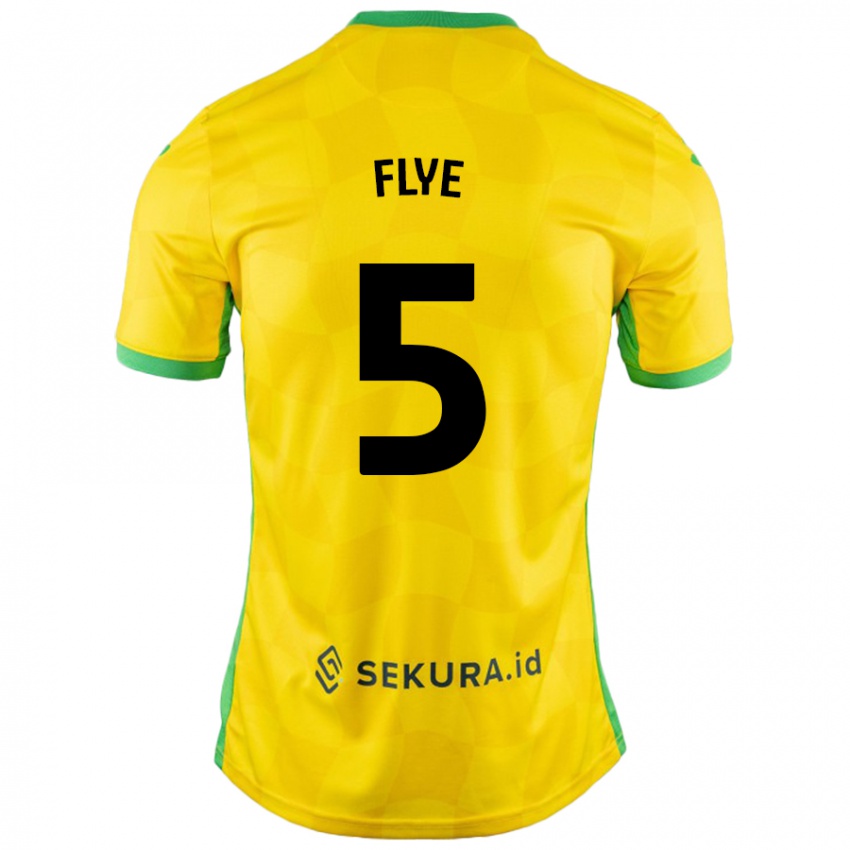 Niño Camiseta Ceri Flye #5 Amarillo Verde 1ª Equipación 2024/25 La Camisa México