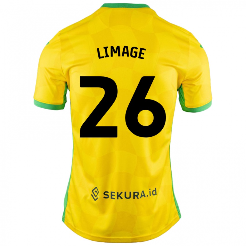 Niño Camiseta Felicity Limage #26 Amarillo Verde 1ª Equipación 2024/25 La Camisa México