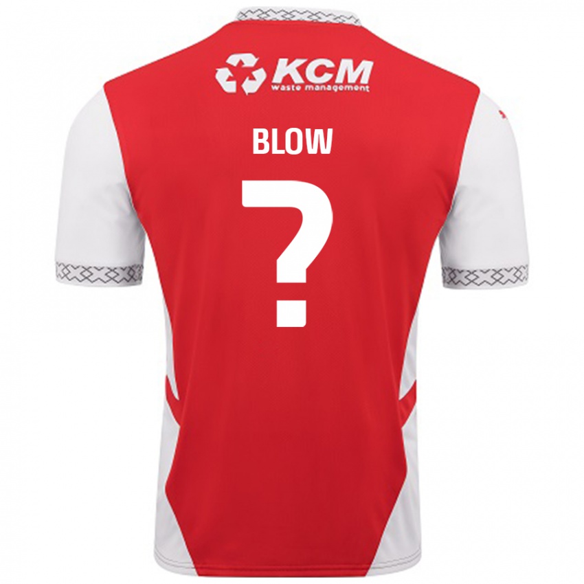 Niño Camiseta Hayden Blow #0 Rojo Blanco 1ª Equipación 2024/25 La Camisa México