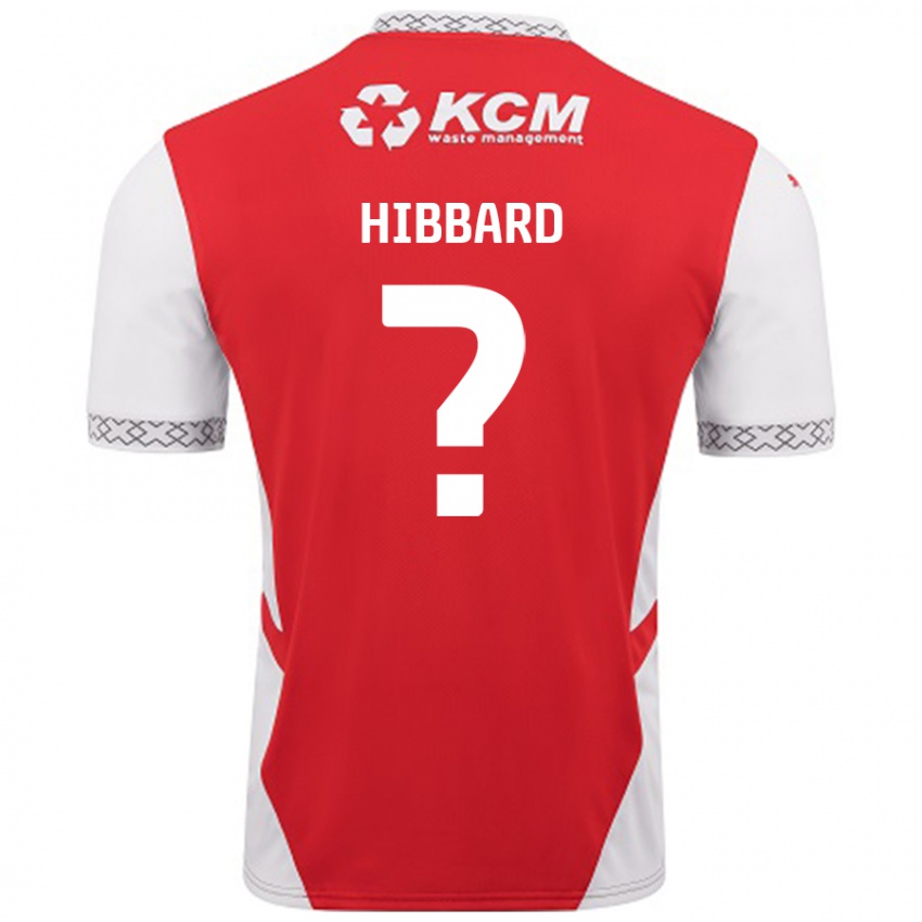 Niño Camiseta Zac Hibbard #0 Rojo Blanco 1ª Equipación 2024/25 La Camisa México