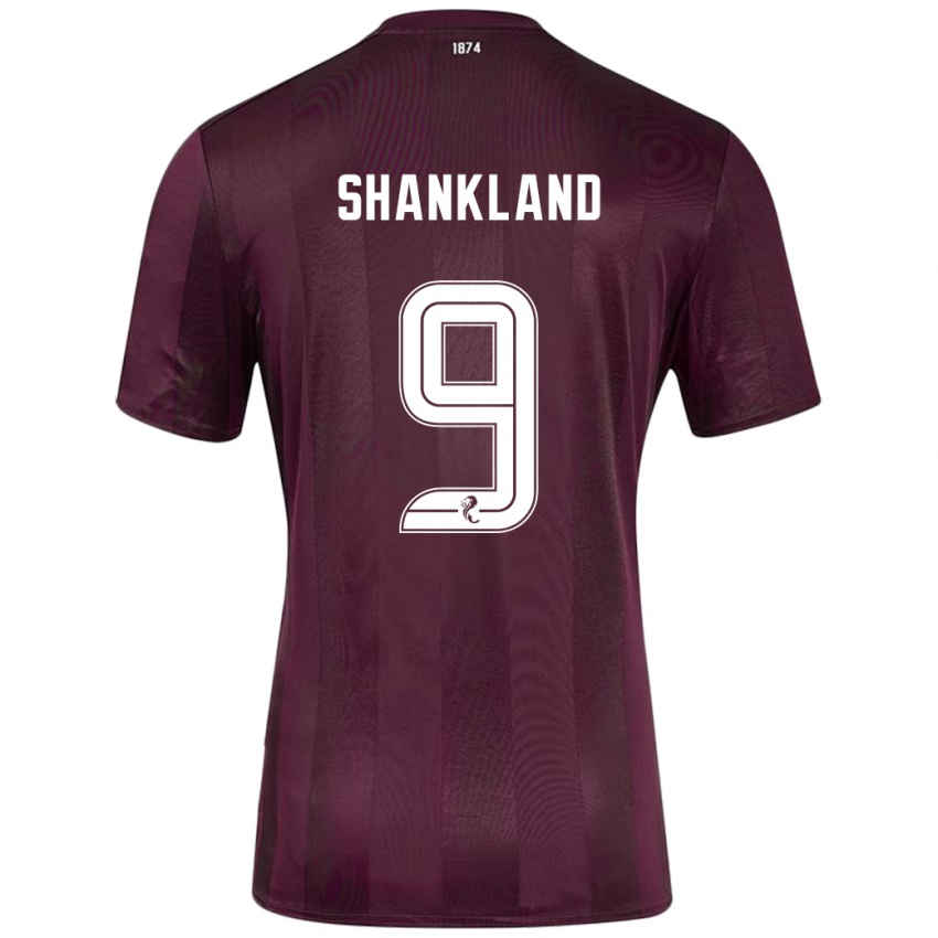 Niño Camiseta Lawrence Shankland #9 Borgoña 1ª Equipación 2024/25 La Camisa México