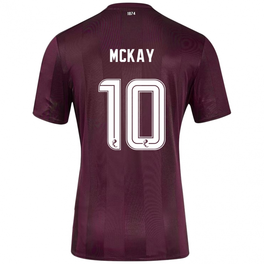 Niño Camiseta Barrie Mckay #10 Borgoña 1ª Equipación 2024/25 La Camisa México