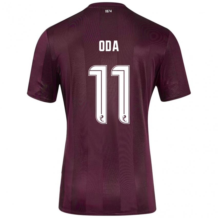 Niño Camiseta Yutaro Oda #11 Borgoña 1ª Equipación 2024/25 La Camisa México