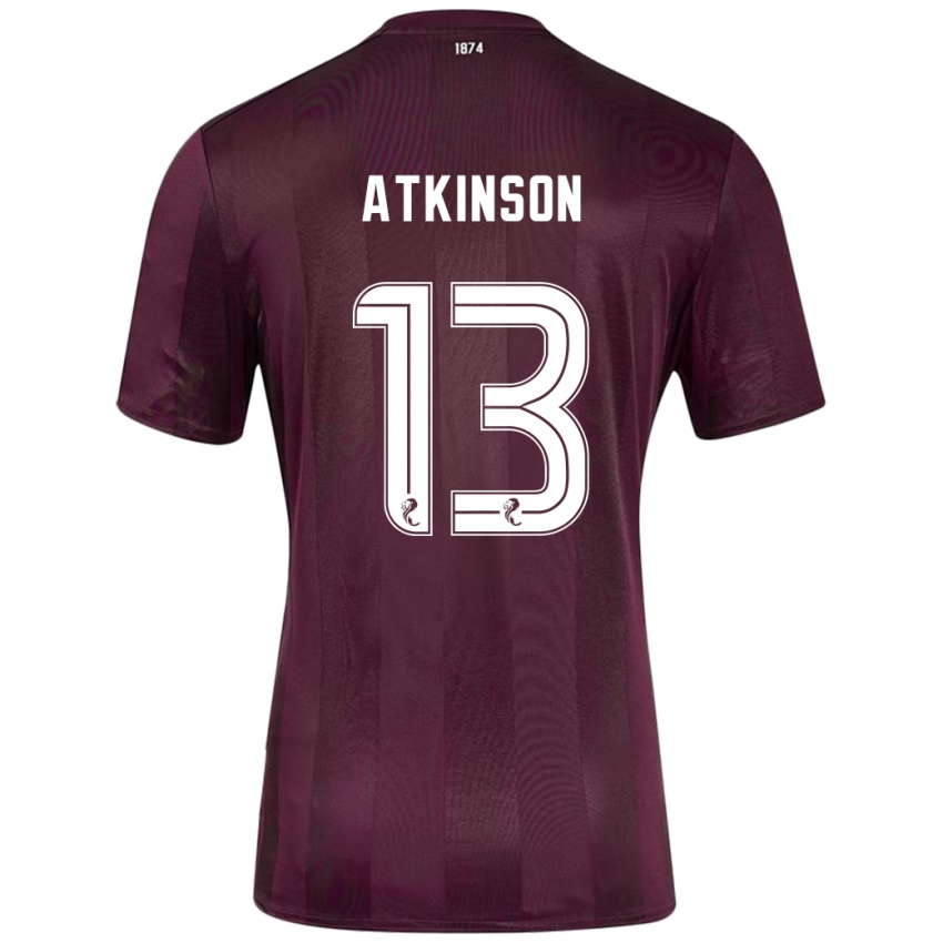 Niño Camiseta Nathaniel Atkinson #13 Borgoña 1ª Equipación 2024/25 La Camisa México