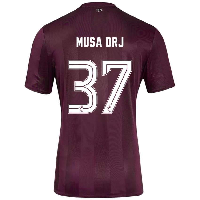 Niño Camiseta Musa Drammeh #37 Borgoña 1ª Equipación 2024/25 La Camisa México