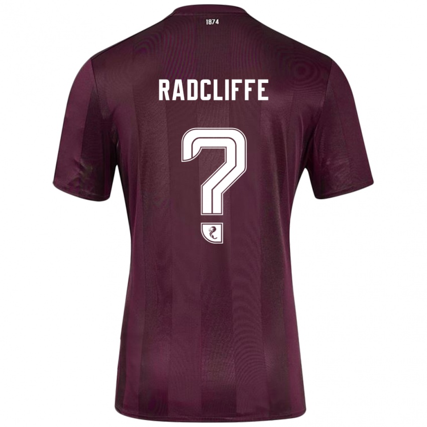 Niño Camiseta Josh Radcliffe #0 Borgoña 1ª Equipación 2024/25 La Camisa México