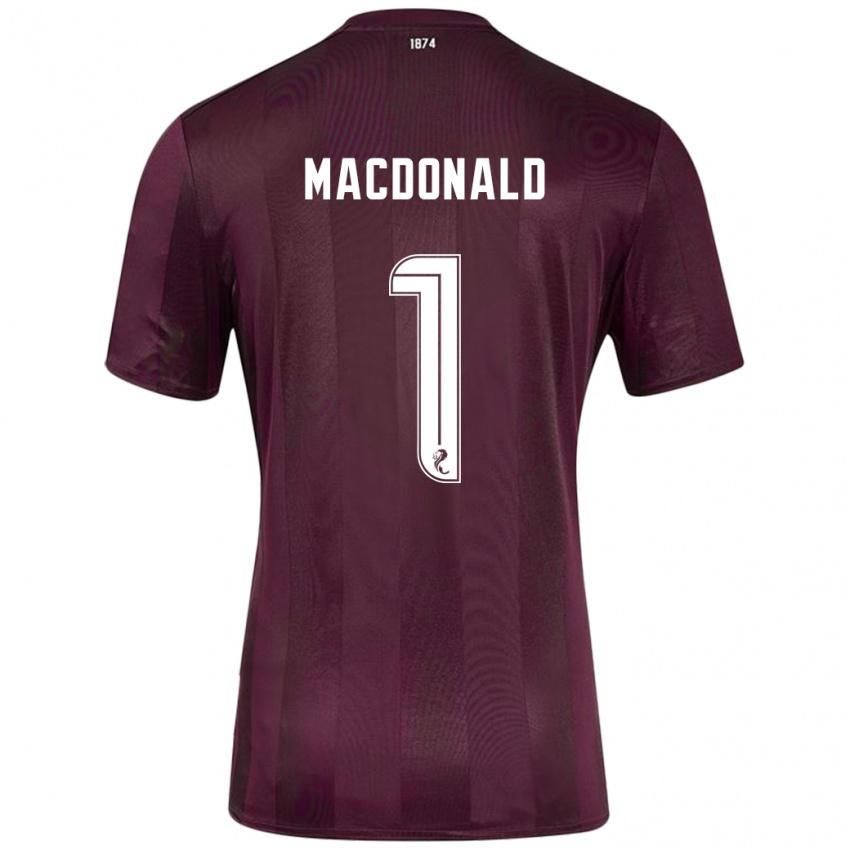 Niño Camiseta Jamie Macdonald #1 Borgoña 1ª Equipación 2024/25 La Camisa México