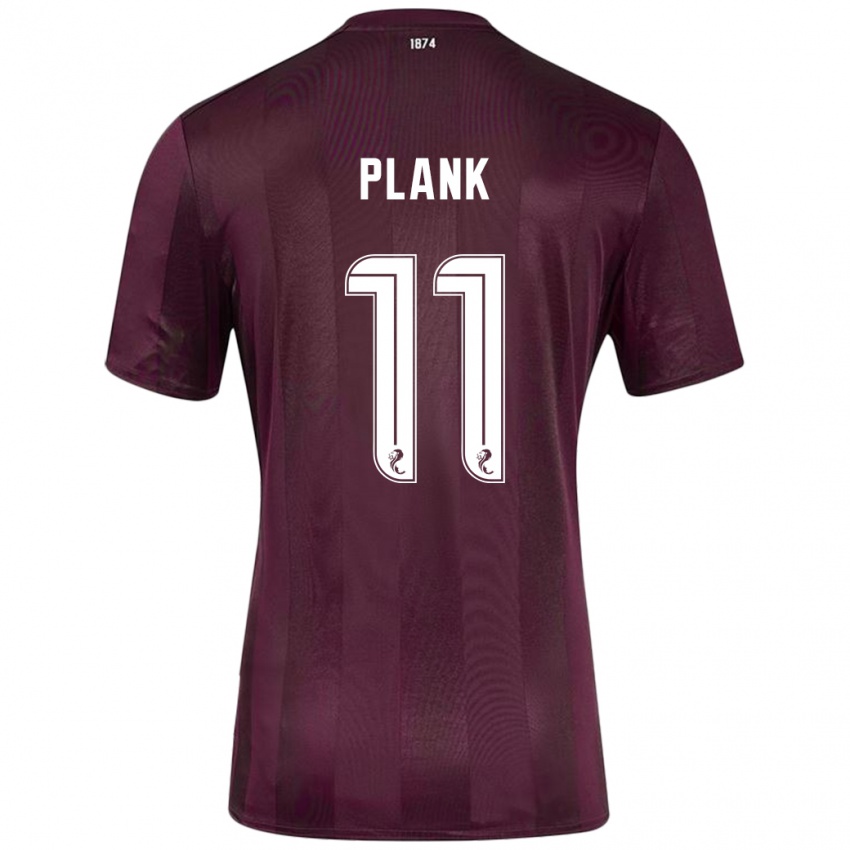 Niño Camiseta Dom Plank #11 Borgoña 1ª Equipación 2024/25 La Camisa México