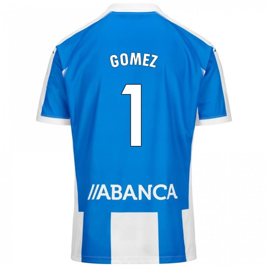 Niño Camiseta Yohana Gómez #1 Azul Blanco 1ª Equipación 2024/25 La Camisa México