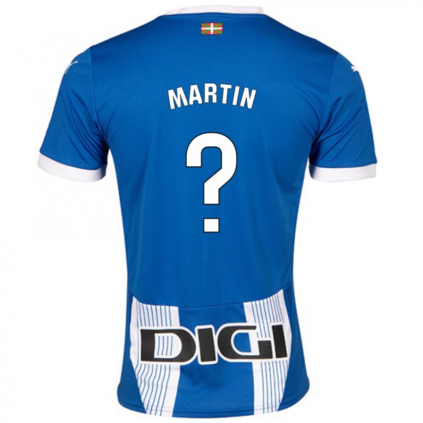 Niño Camiseta Carlos Martin #0 Azul 1ª Equipación 2024/25 La Camisa México