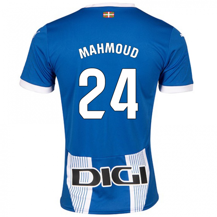 Niño Camiseta Abdallahi Mahmoud #24 Azul 1ª Equipación 2024/25 La Camisa México