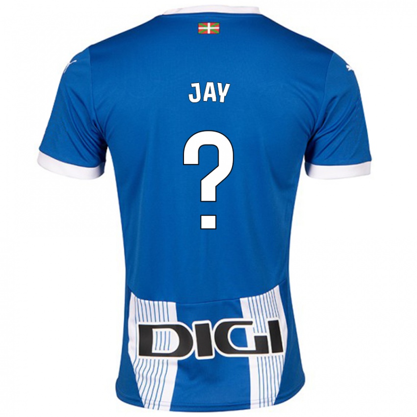 Niño Camiseta Alejandro Jay #0 Azul 1ª Equipación 2024/25 La Camisa México