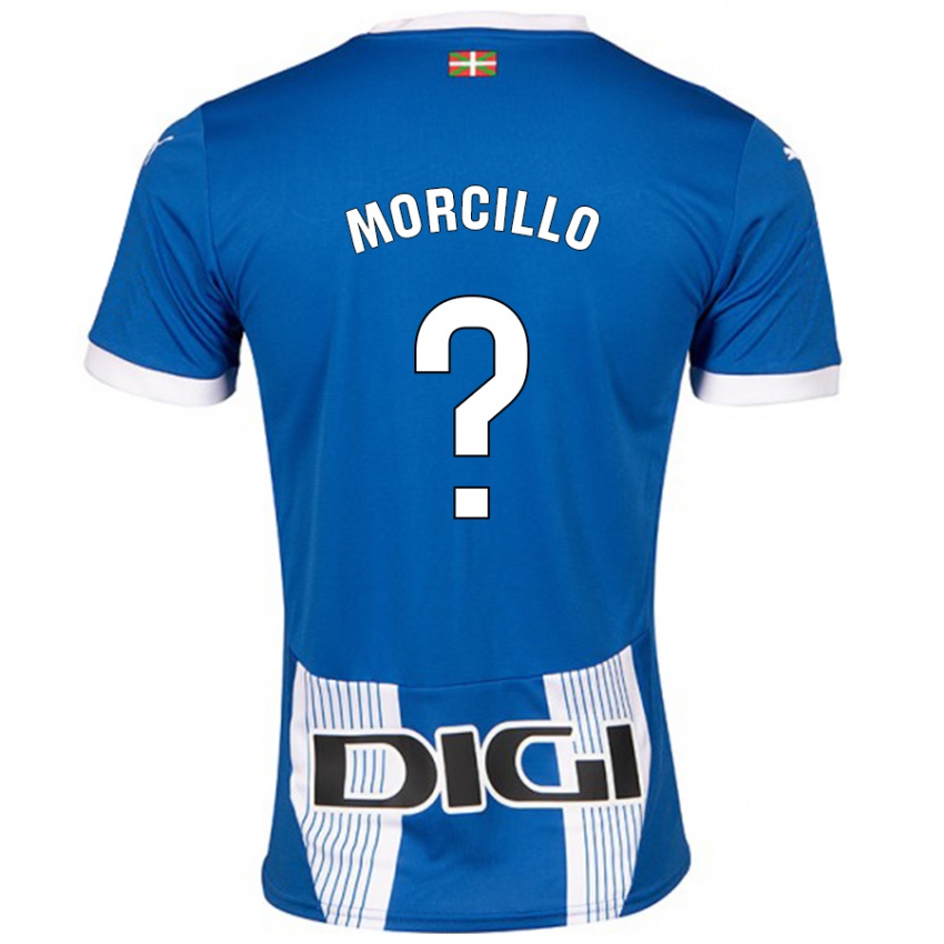 Niño Camiseta Diego Morcillo #0 Azul 1ª Equipación 2024/25 La Camisa México