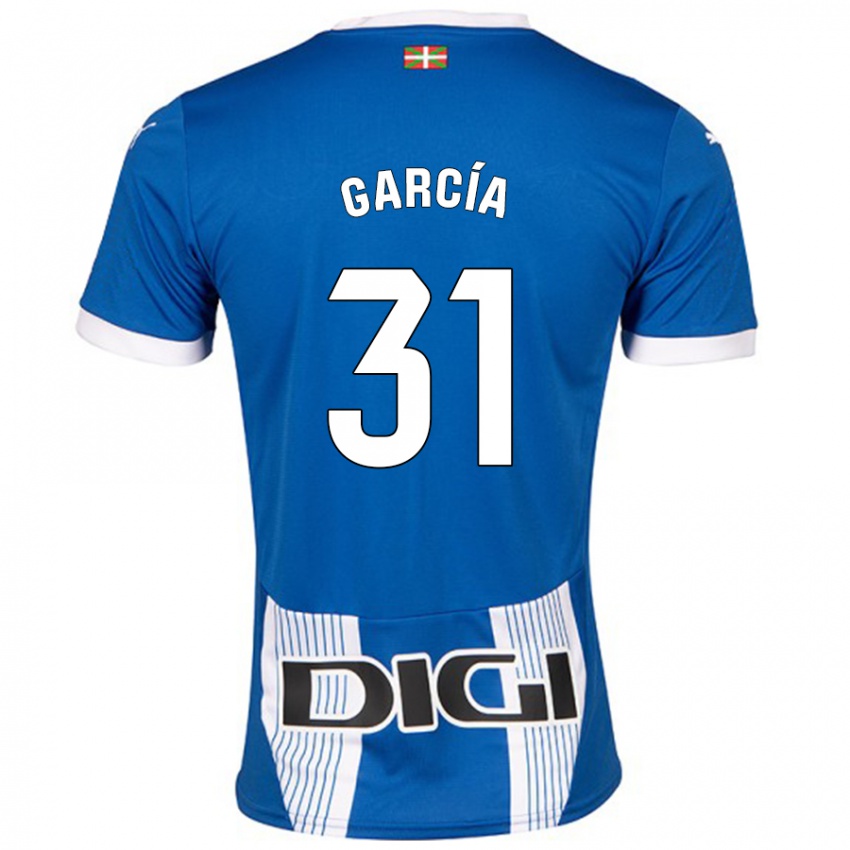 Niño Camiseta Gaizka García #31 Azul 1ª Equipación 2024/25 La Camisa México