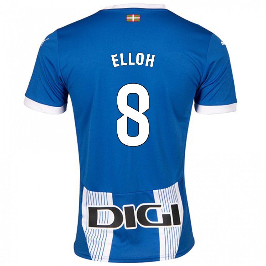 Niño Camiseta Rebecca Elloh #8 Azul 1ª Equipación 2024/25 La Camisa México