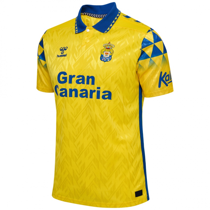 Niño Camiseta Fabio Silva #37 Amarillo Azul 1ª Equipación 2024/25 La Camisa México