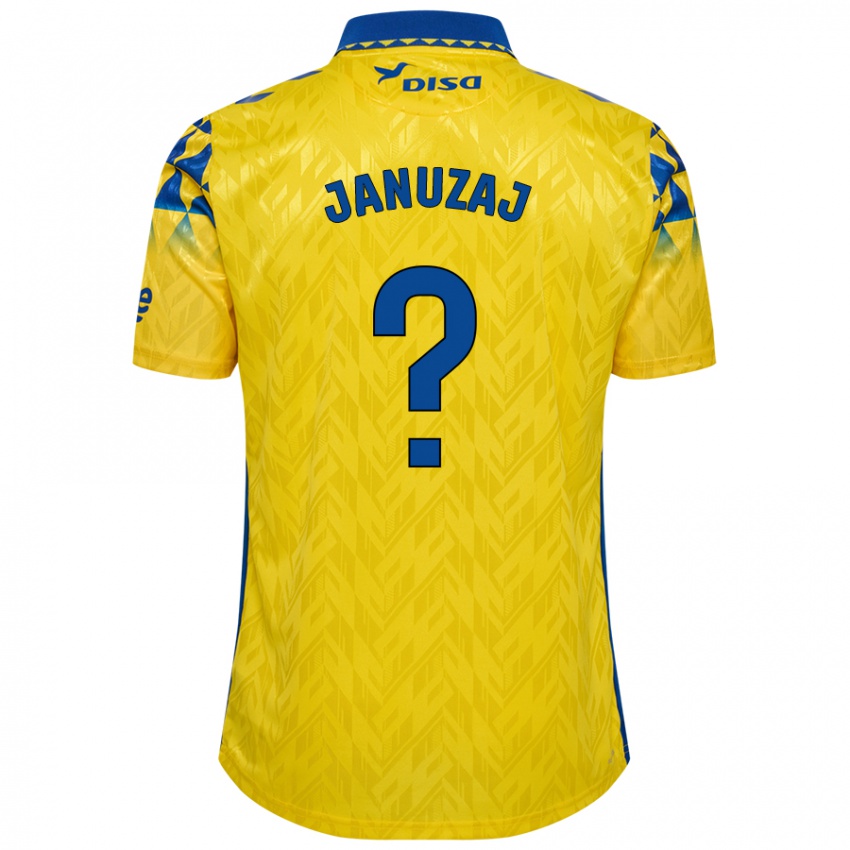 Niño Camiseta Adnan Januzaj #0 Amarillo Azul 1ª Equipación 2024/25 La Camisa México