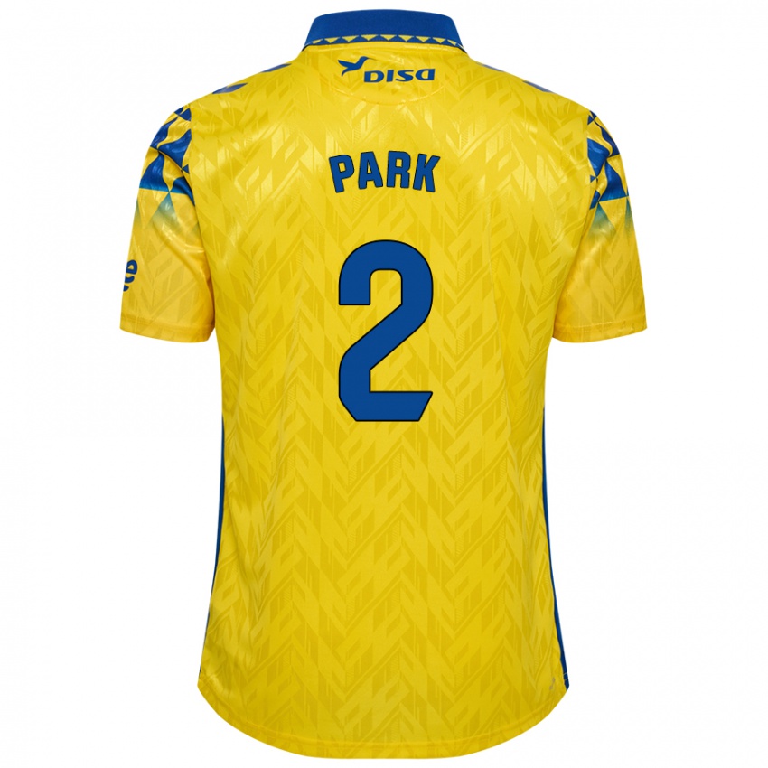 Niño Camiseta Marvin Park #2 Amarillo Azul 1ª Equipación 2024/25 La Camisa México