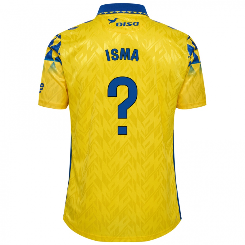 Niño Camiseta Isma Hernández #0 Amarillo Azul 1ª Equipación 2024/25 La Camisa México